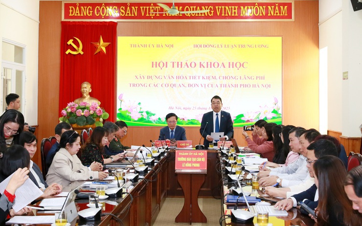 Hội thảo “Xây dựng văn hóa tiết kiệm, chống lãng phí trong các cơ quan, đơn vị thành phố Hà Nội”