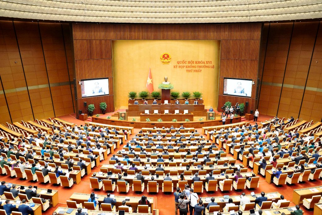 Quang cảnh Phiên khai mạc Kỳ họp không thường lệ lần thứ Nhất