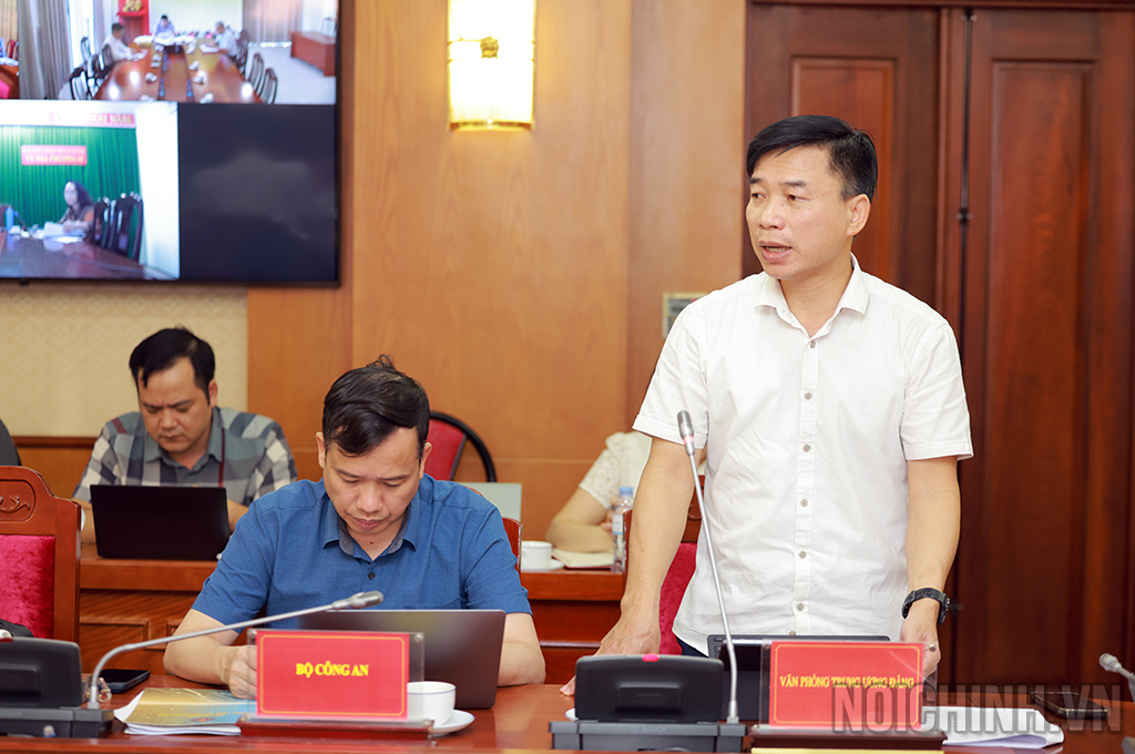 Đồng chí Đào Văn Thành, Phó Cục trưởng Cục Chuyển đổi số - Cơ yếu, Văn phòng Trung ương Đảng