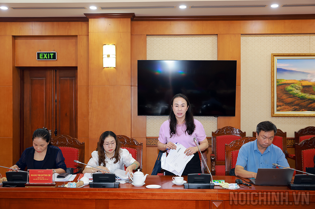 TS. Lê Thị Hoàng Thanh, Phó Cục trưởng Cục Pháp luật dân sự kinh tế, Bộ Tư pháp